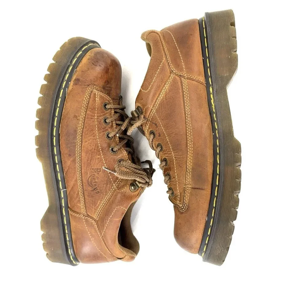 Vintage Y2K Dr Martens 9A53 Platform Oxford Womens Mens US 14 Chunky Platform